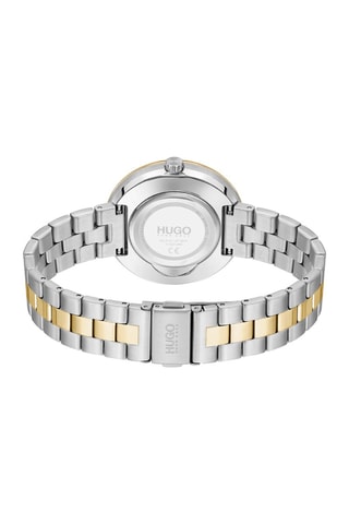 Montre à quartz en acier - Argenté et doré