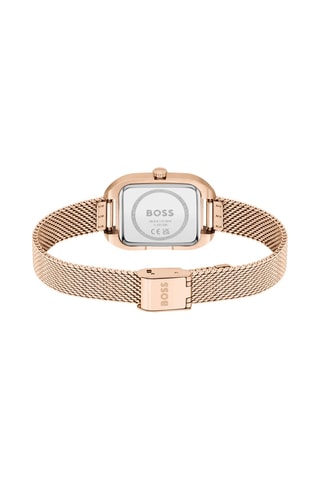 Montre à quartz en acier - Doré