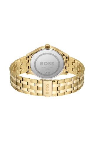 Montre à quartz en acier - Doré