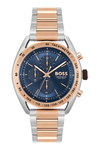 Montre à quartz en acier - Argenté et doré