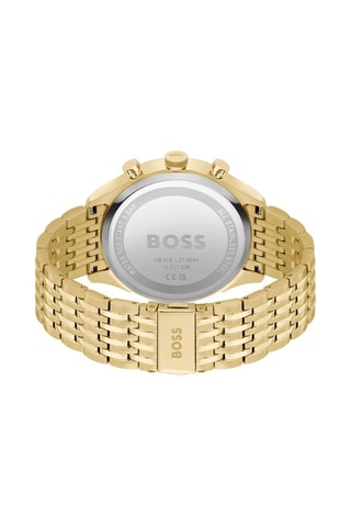 Montre à quartz en acier - Doré