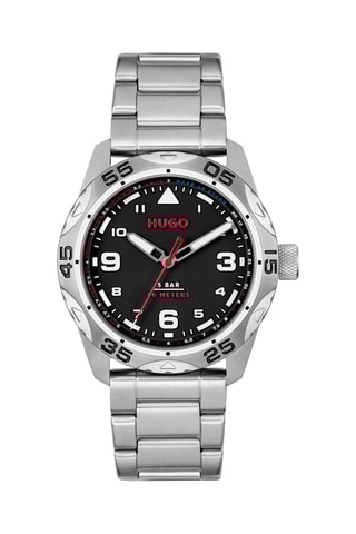 Montre à quartz en acier - Argenté