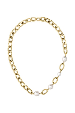 Collier - Plaqué or et perles de culture d'eau douce