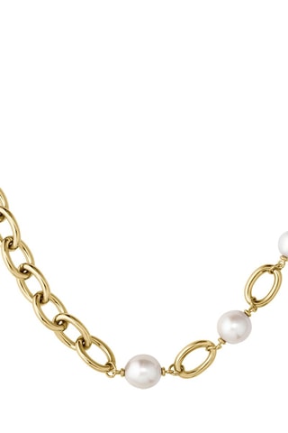 Collier - Plaqué or et perles de culture d'eau douce