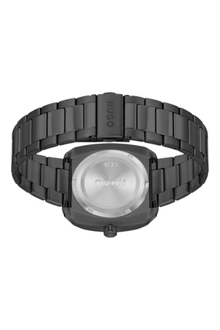 Montre à quartz en acier - Gris
