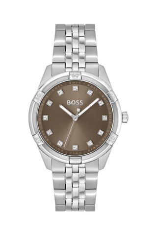 Montre à quartz en acier - Argenté et kaki