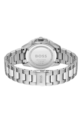 Montre à quartz en acier - Argenté et bleu marine