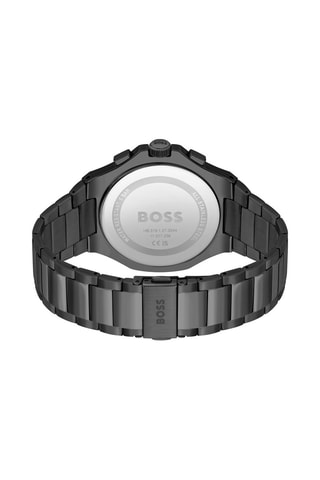 Montre à quartz en acier - Noir