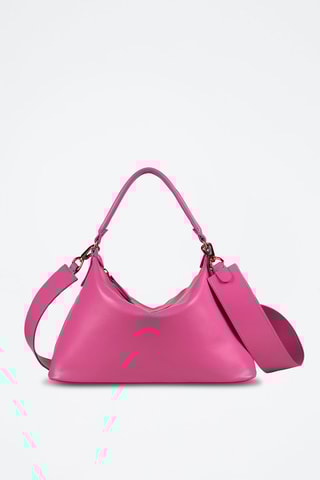 Sac à main en cuir de taureau - Rose - Léonie Hanne x Liu Jo