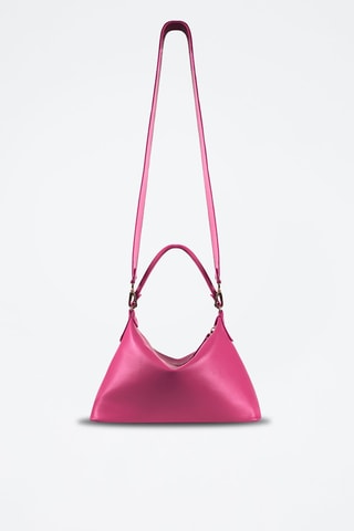 Sac à main en cuir de taureau - Rose - Léonie Hanne x Liu Jo