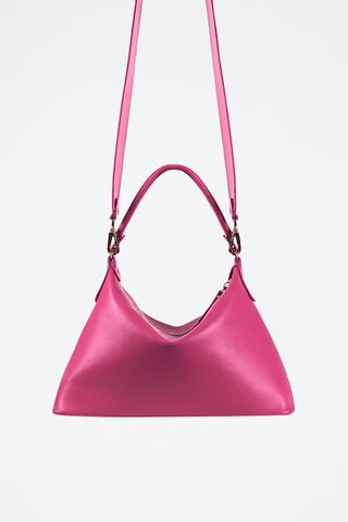 Sac à main en cuir de taureau - Rose - Léonie Hanne x Liu Jo