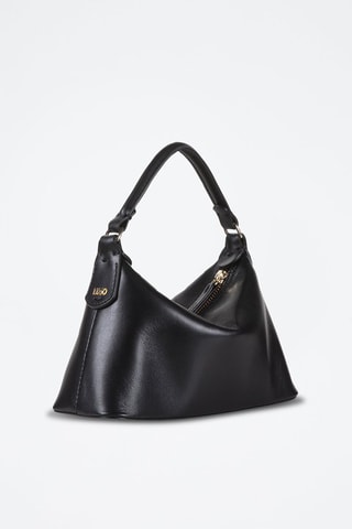 Sac à main en cuir de taureau Noir - Léonie Hanne x Liu Jo