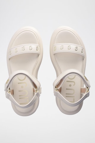Sandales plateformes Aria - Blanc