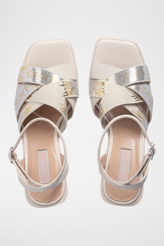 Sandales à talons Adele - Ecru