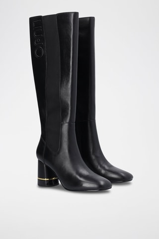 Bottes en cuir Hot - Noir
