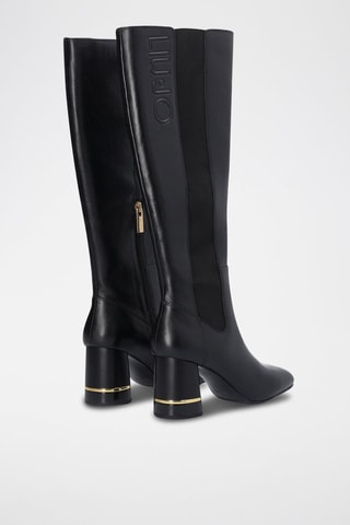 Bottes en cuir Hot - Noir