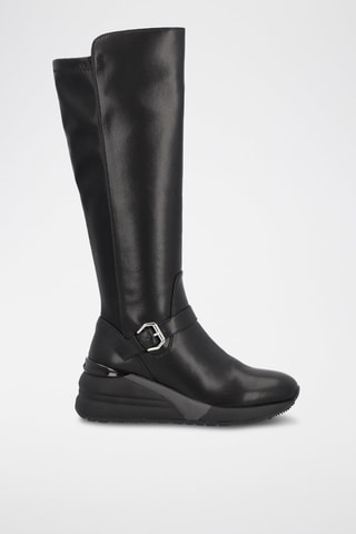 Bottes compensées Alyssa Noir 