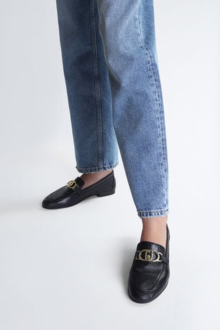Mocassins en cuir Emel - Noir