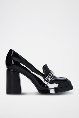 Mocassins à talons - Noir