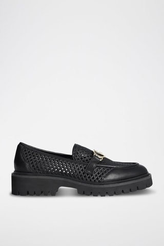 Mocassins en cuir de chèvre - Noir