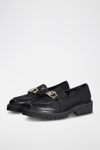 Mocassins en cuir de chèvre - Noir