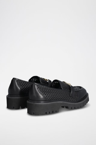 Mocassins en cuir de chèvre - Noir