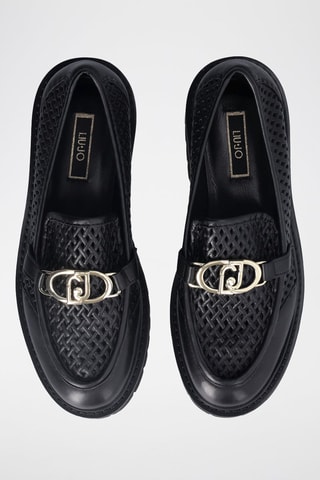 Mocassins en cuir de chèvre - Noir
