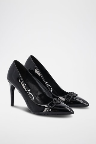 Escarpins vernis Vickie - Noir