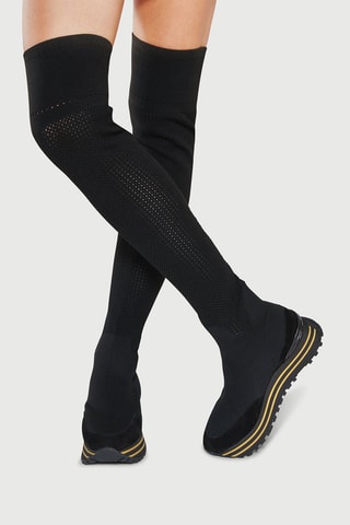 Cuissardes plateformes Maxi Wonder - Noir