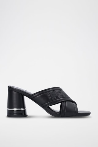 Mules à talons Nice - Noir