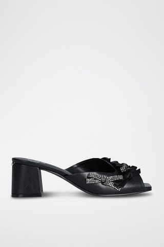 Mules à talons Judy - Noir