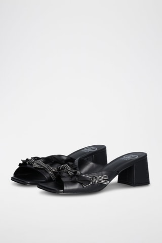 Mules à talons Judy - Noir
