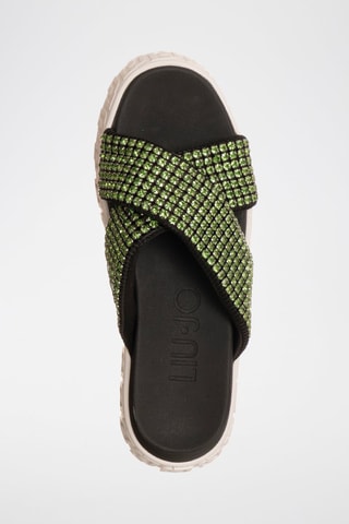 Mules plateformes Lovely - Vert
