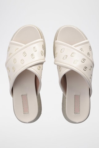 Mules plateformes Frida - Beige