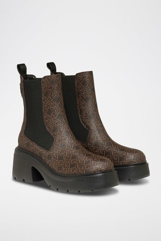 Bottines Chelsea - Marron et noir