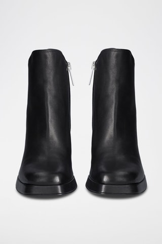 Bottines en cuir de chèvre - Noir