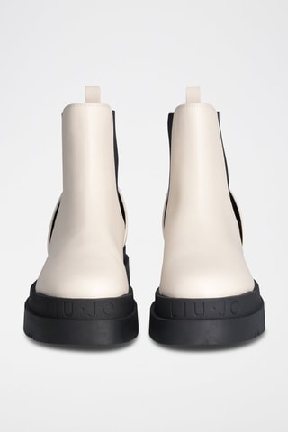 Bottines Chelsea - Blanc et noir