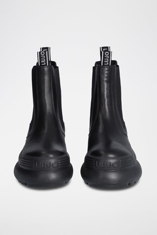 Bottines Chelsea en cuir - Noir
