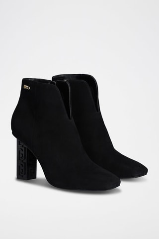 Bottines en cuir de chèvre - Noir