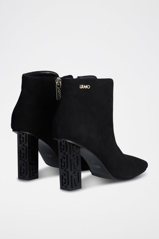 Bottines en cuir de chèvre - Noir