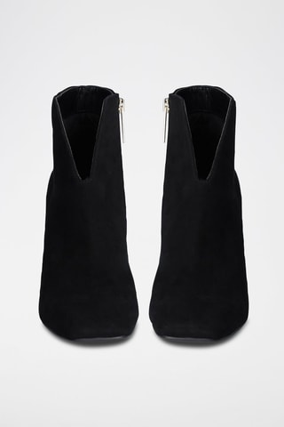 Bottines en cuir de chèvre - Noir