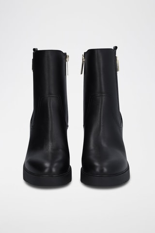Bottines en cuir - Noir