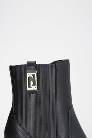 Bottines en cuir - Noir