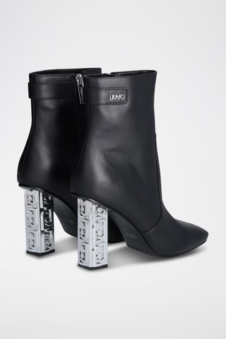 Bottines en cuir - Noir