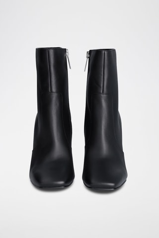 Bottines en cuir - Noir