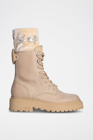 Bottines -  Beige