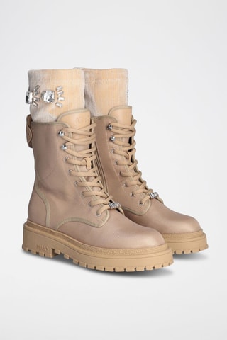 Bottines -  Beige