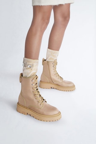 Bottines -  Beige
