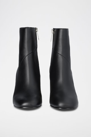 Bottines en cuir - Noir