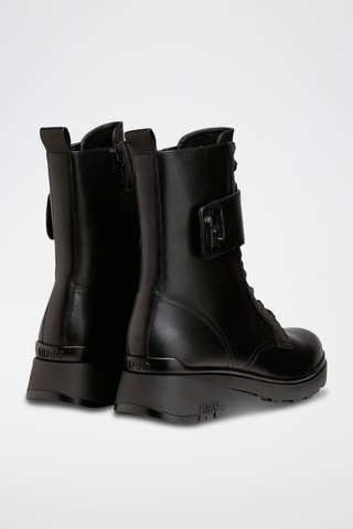 Bottines en cuir de veau Nancy - Noir